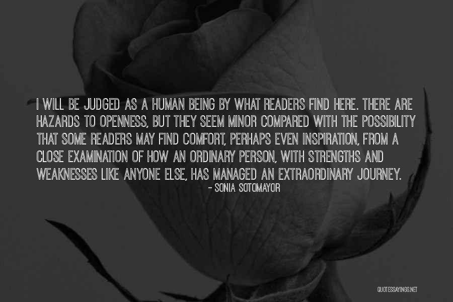 Ordinary Hazards Quotes By Sonia Sotomayor Ordinary Hazards Quotes By Sonia Sotomayor
