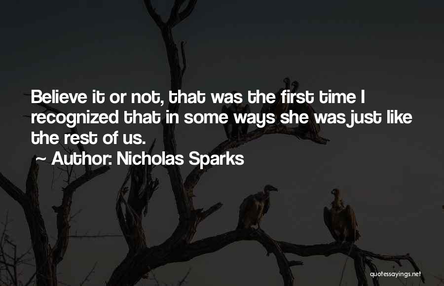 Ordinary Time Quotes By Nicholas Sparks