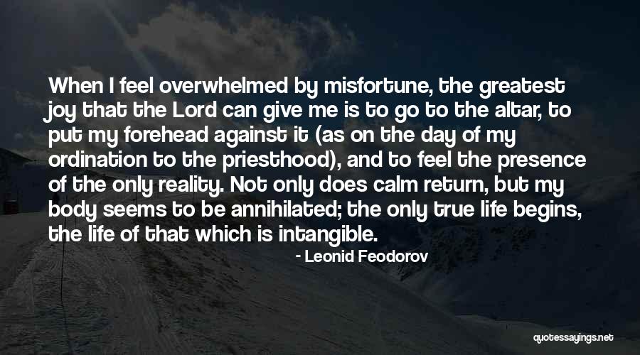 Ordination Quotes By Leonid Feodorov