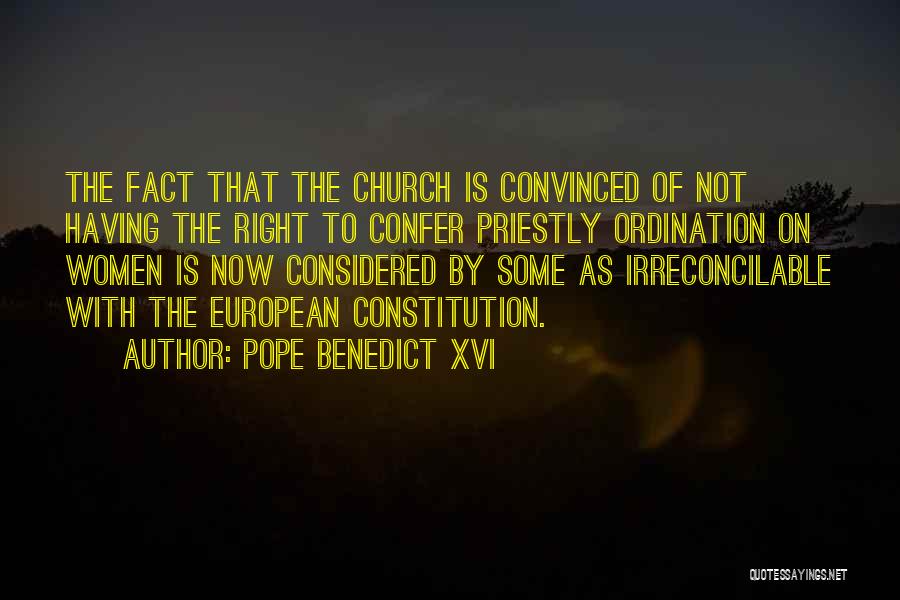 Ordination Quotes By Pope Benedict XVI