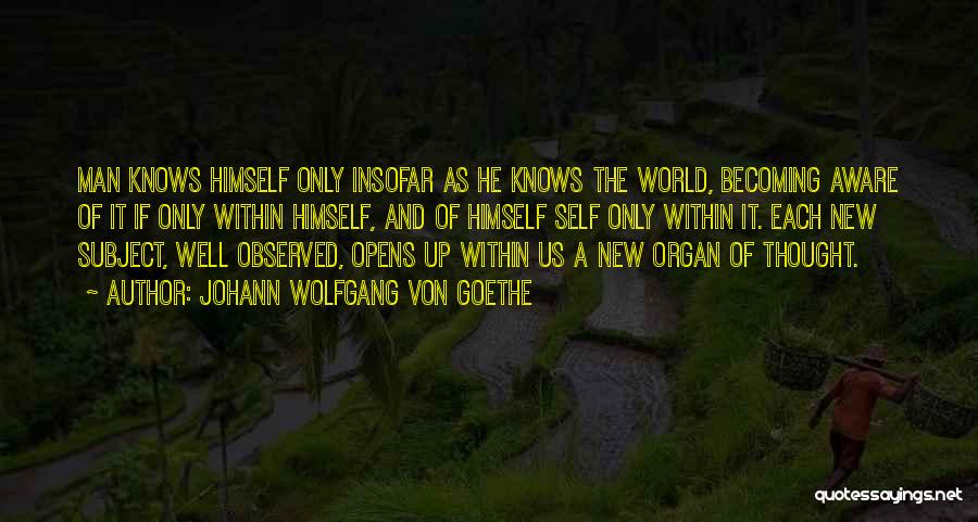 Organ Quotes By Johann Wolfgang Von Goethe