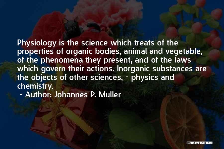 Organic Chemistry Quotes By Johannes P. Muller