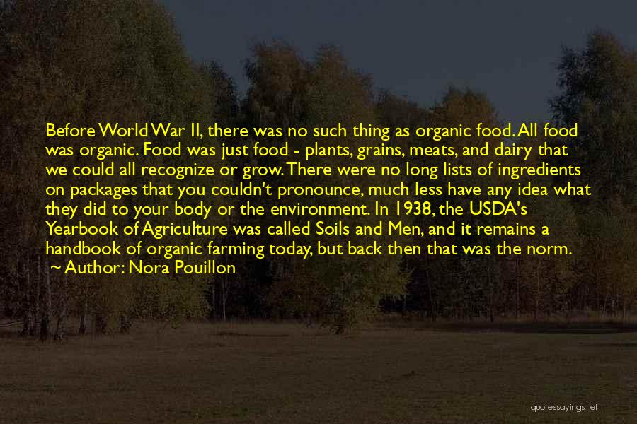 Organic Farming Quotes By Nora Pouillon