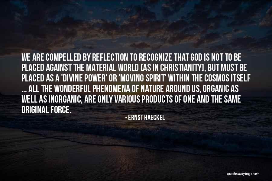 Organic Products Quotes By Ernst Haeckel