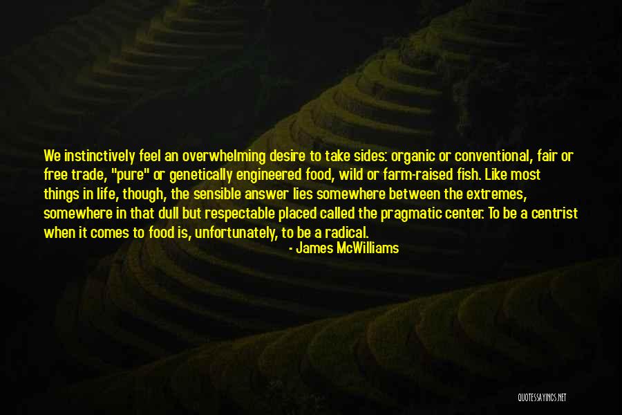 Organic Quotes By James McWilliams