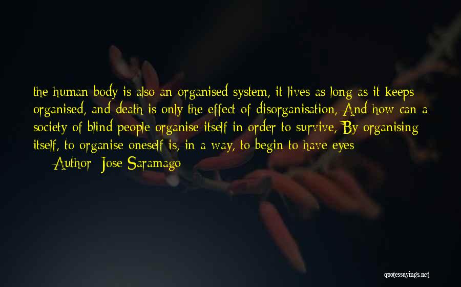 Organise Yourself Quotes By Jose Saramago