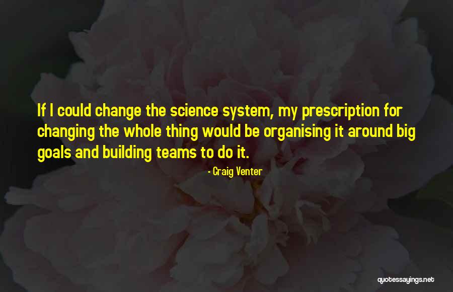 Organising Quotes By Craig Venter