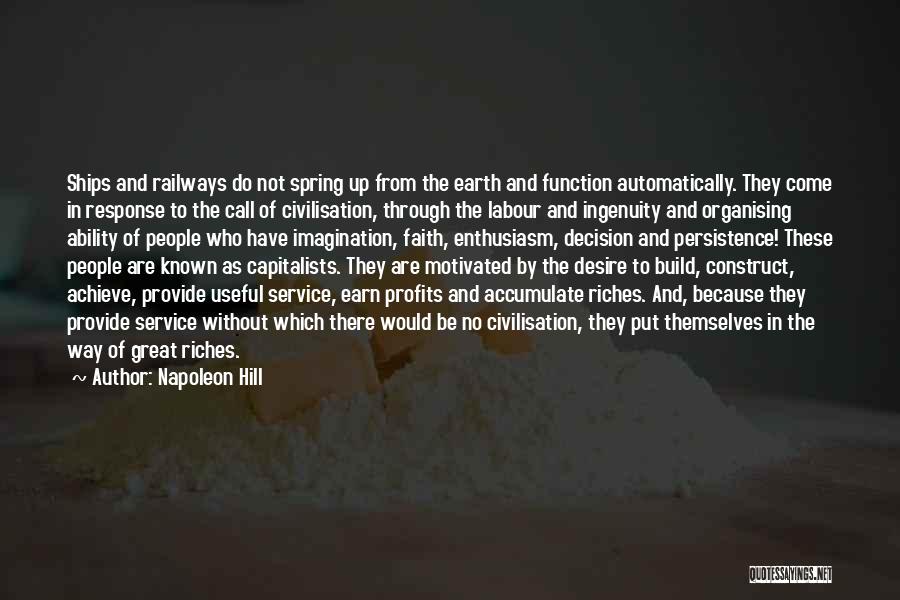 Organising Quotes By Napoleon Hill
