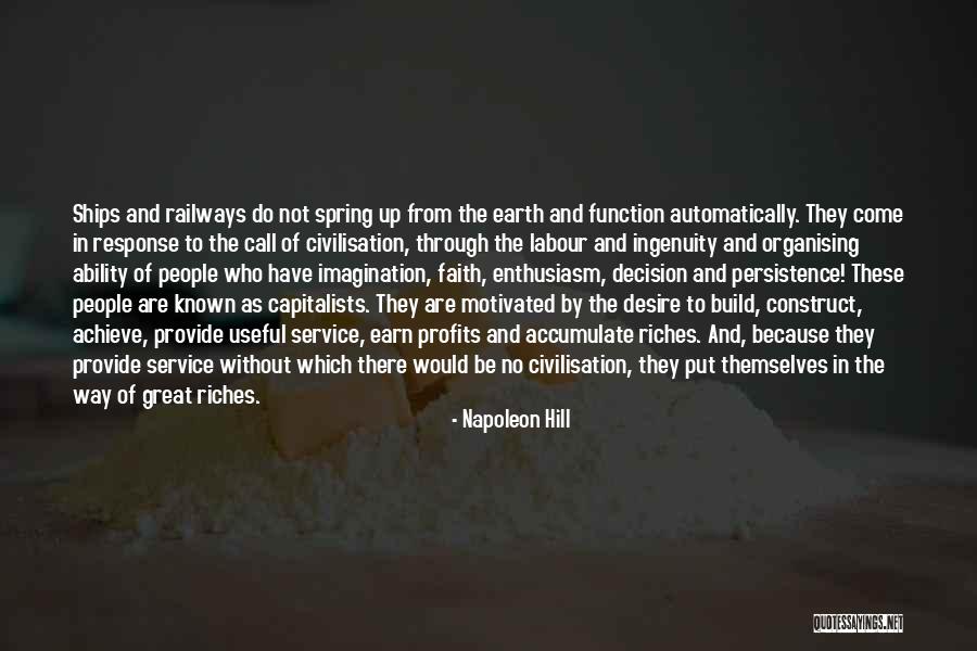 Organising Quotes By Napoleon Hill