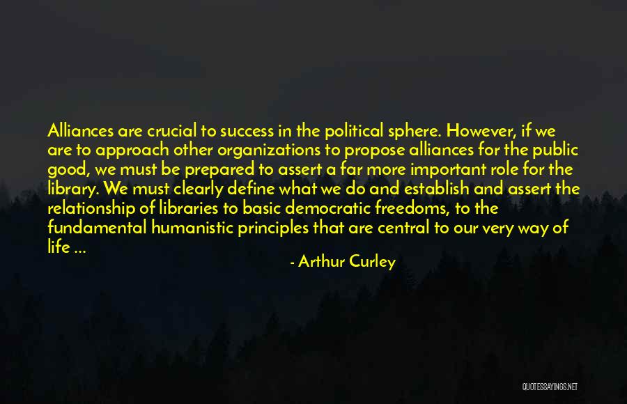 Organization And Success Quotes By Arthur Curley