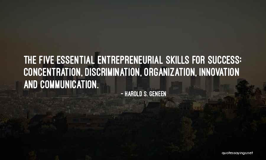 Organization And Success Quotes By Harold S. Geneen