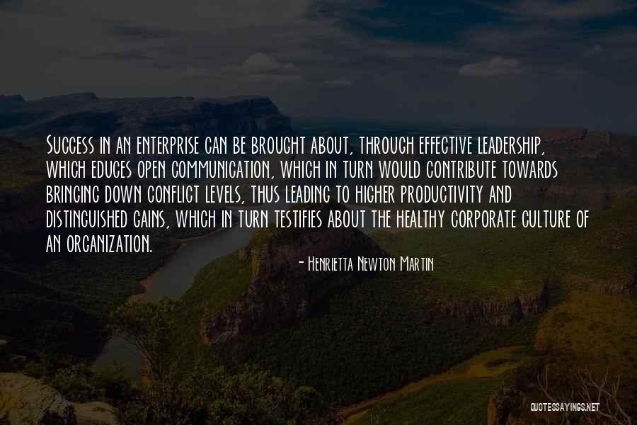 Organization And Success Quotes By Henrietta Newton Martin Organization And Success Quotes By Henrietta Newton Martin