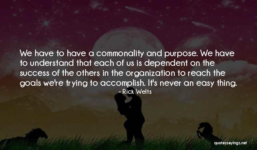 Organization And Success Quotes By Rick Welts Organization And Success Quotes By Rick Welts