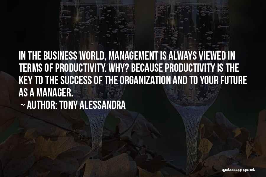Organization And Success Quotes By Tony Alessandra