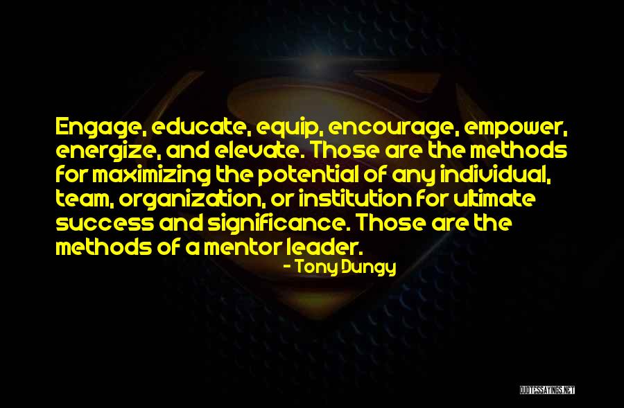 Organization And Success Quotes By Tony Dungy Organization And Success Quotes By Tony Dungy