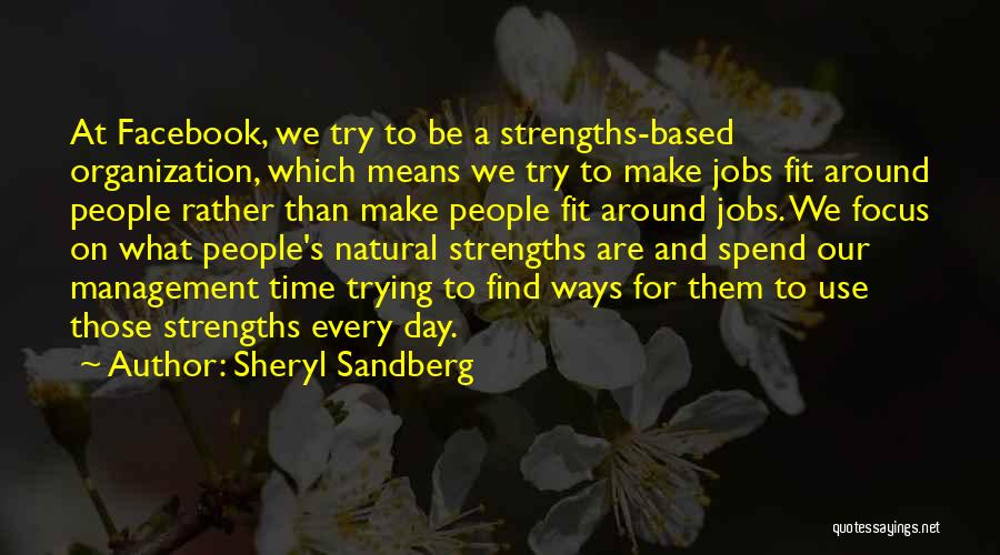 Organization And Time Management Quotes By Sheryl Sandberg