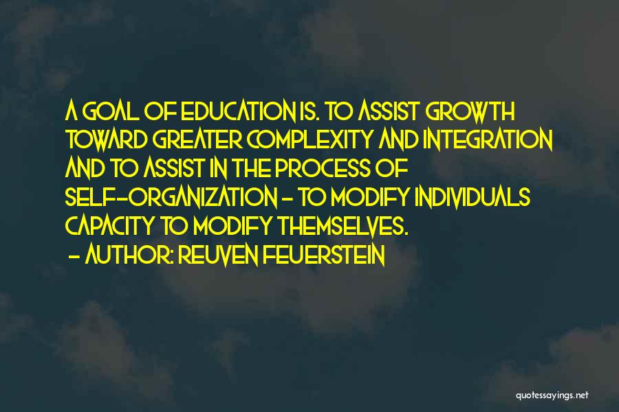 Organization Learning Quotes By Reuven Feuerstein