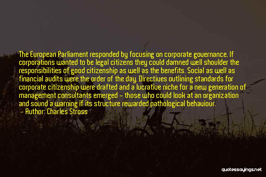 Organization Management Quotes By Charles Stross