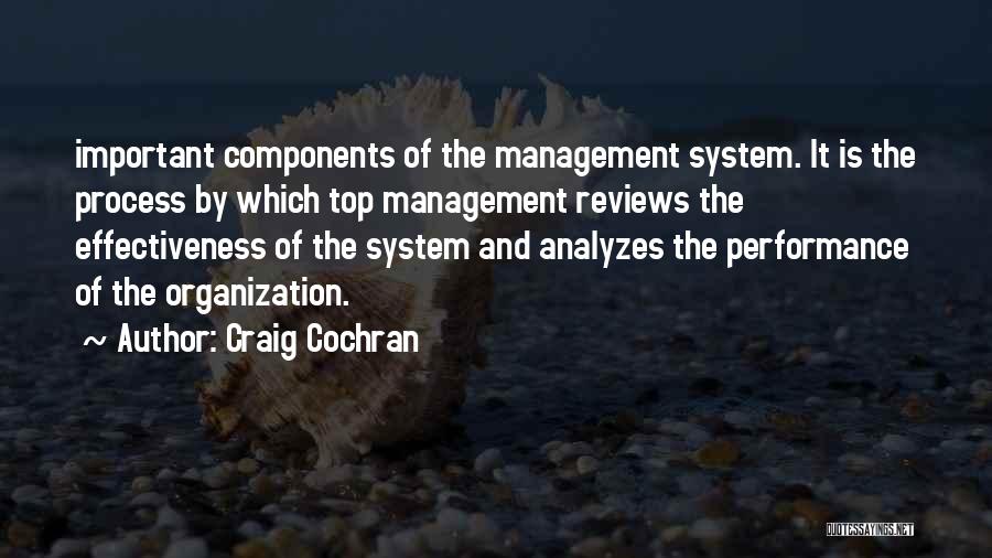 Organization Management Quotes By Craig Cochran
