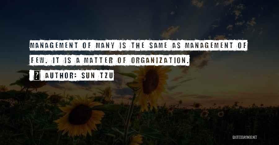 Organization Management Quotes By Sun Tzu
