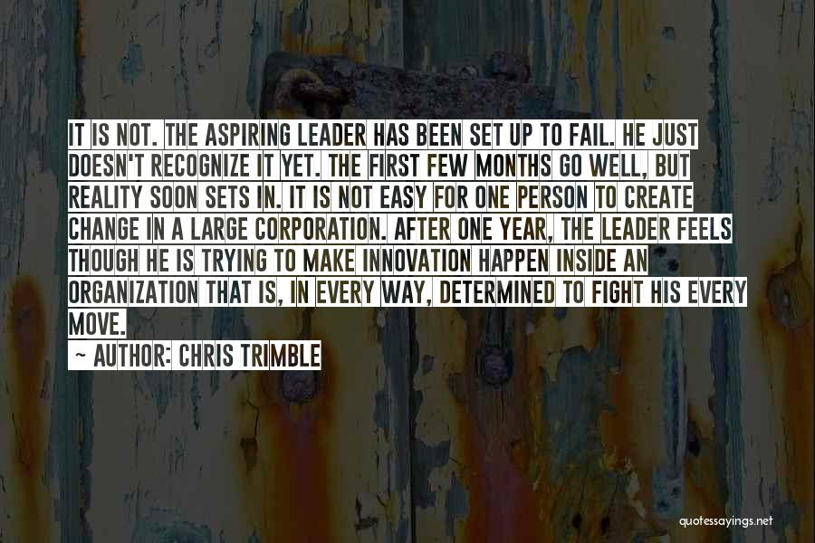 Organizational Change Quotes By Chris Trimble