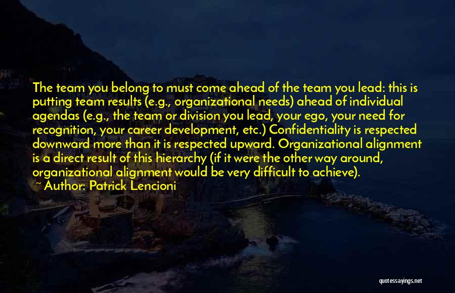 Organizational Development Quotes By Patrick Lencioni