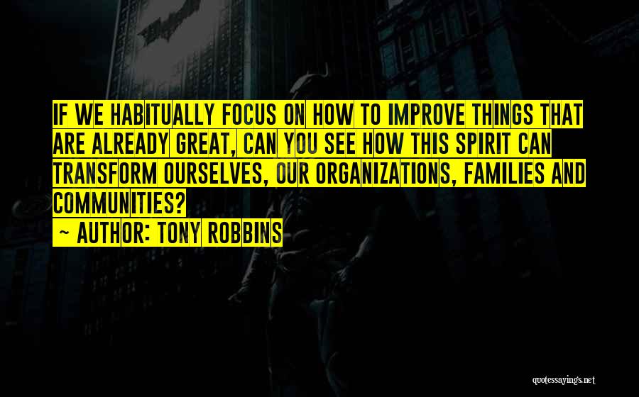 Organizations And Change Quotes By Tony Robbins