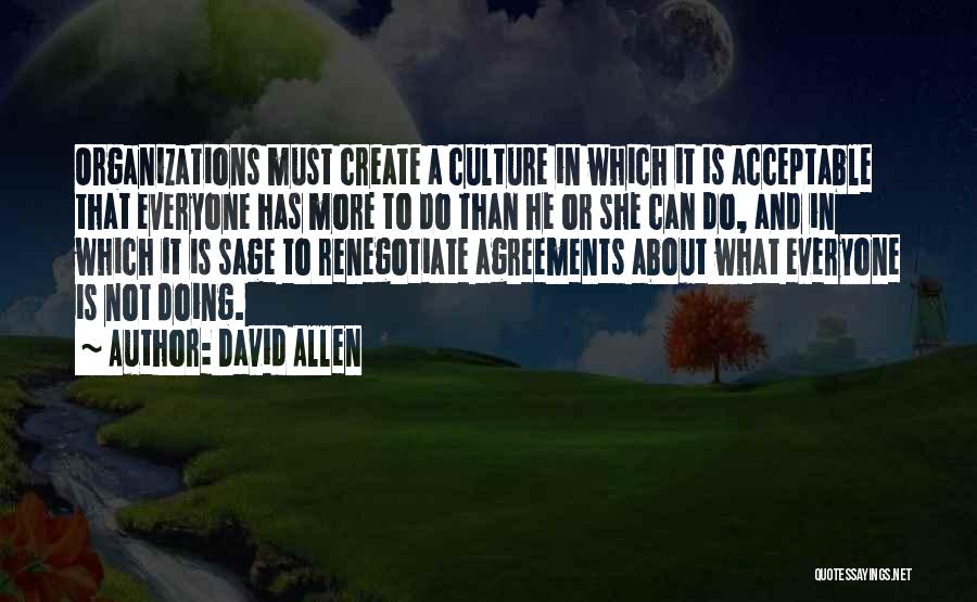 Organizations Quotes By David Allen