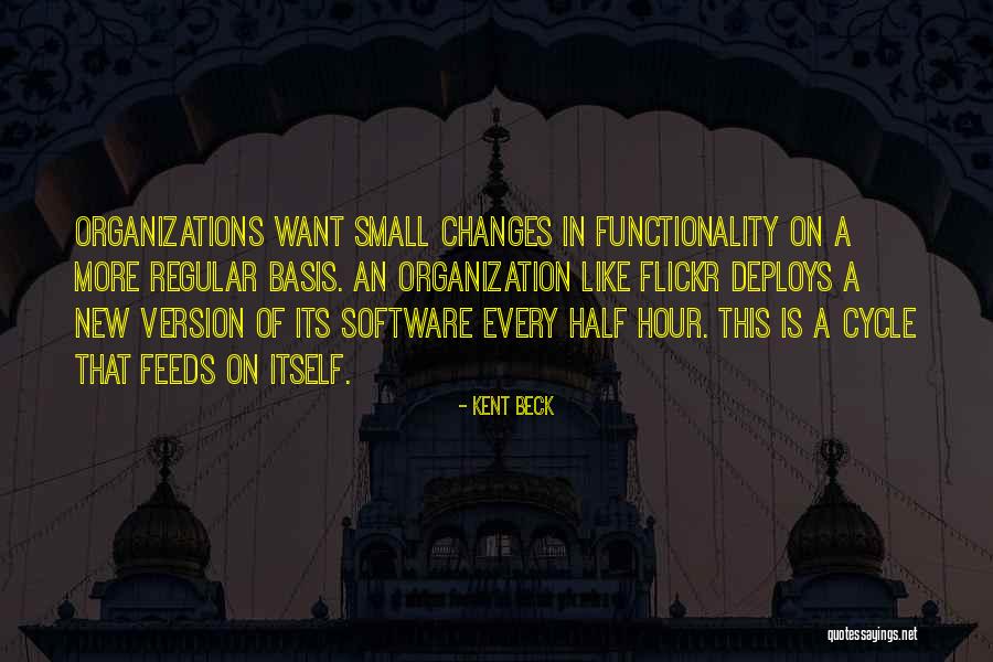 Organizations Quotes By Kent Beck