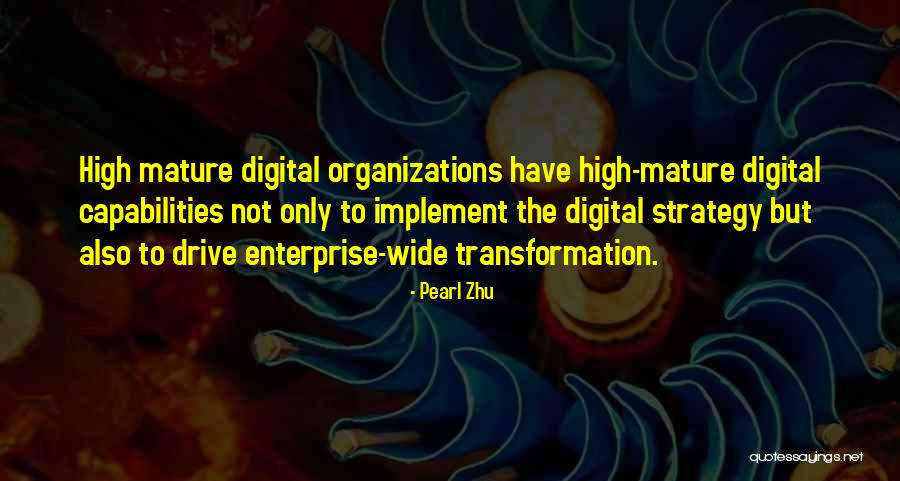 Organizations Quotes By Pearl Zhu