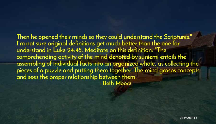 Organized Mind Quotes By Beth Moore Organized Mind Quotes By Beth Moore
