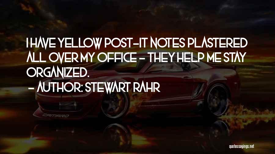 Organized Office Quotes By Stewart Rahr