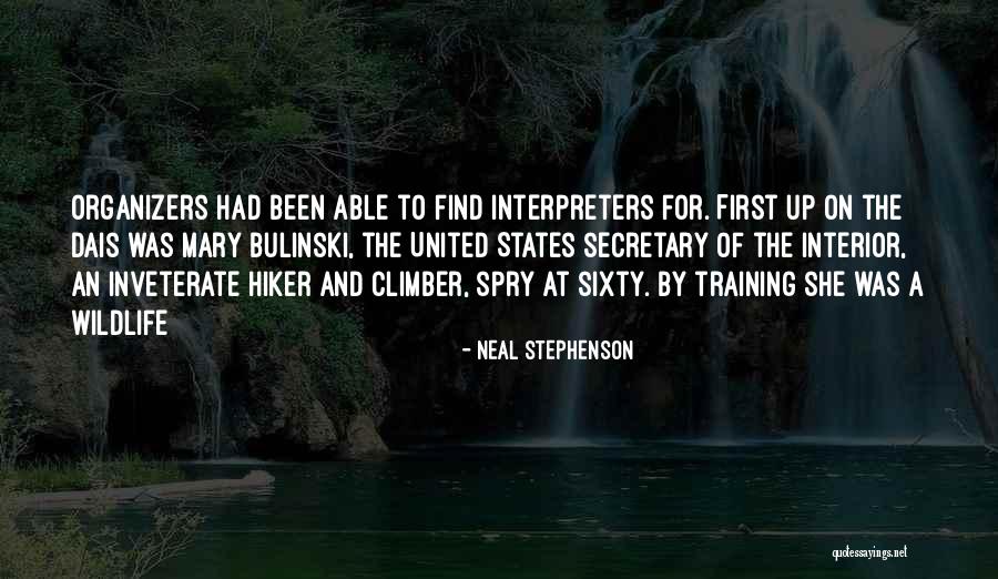 Organizers Quotes By Neal Stephenson