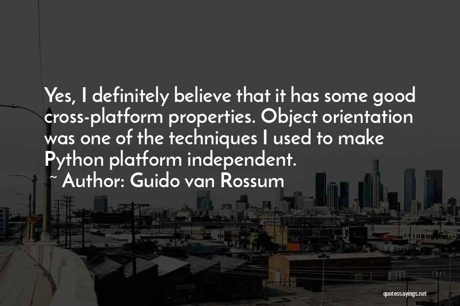Orientation Quotes By Guido Van Rossum