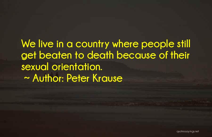 Orientation Quotes By Peter Krause