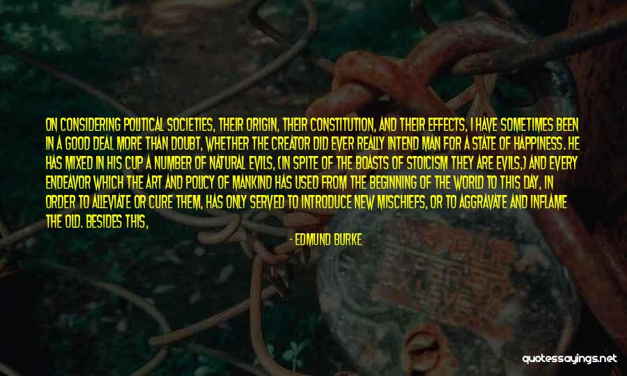 Origin Of Man Quotes By Edmund Burke