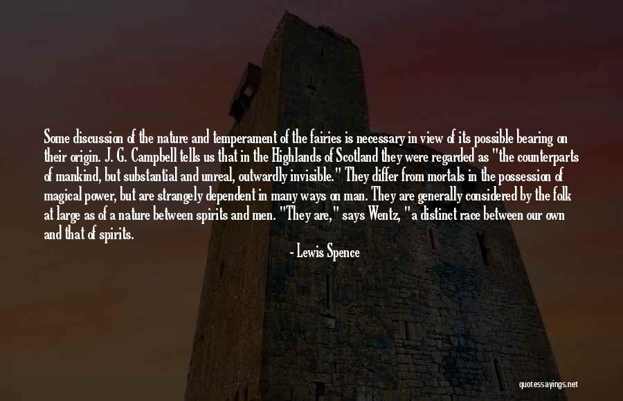 Origin Of Man Quotes By Lewis Spence