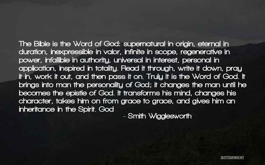 Origin Of Man Quotes By Smith Wigglesworth