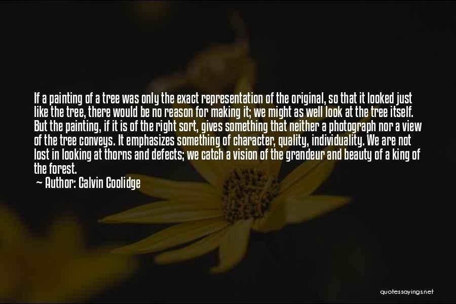 Original Beauty Quotes By Calvin Coolidge