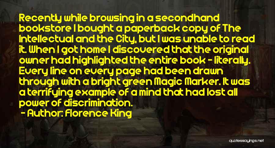 Original Copy Quotes By Florence King