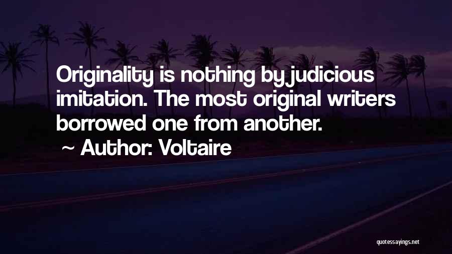 Original Imitation Quotes By Voltaire