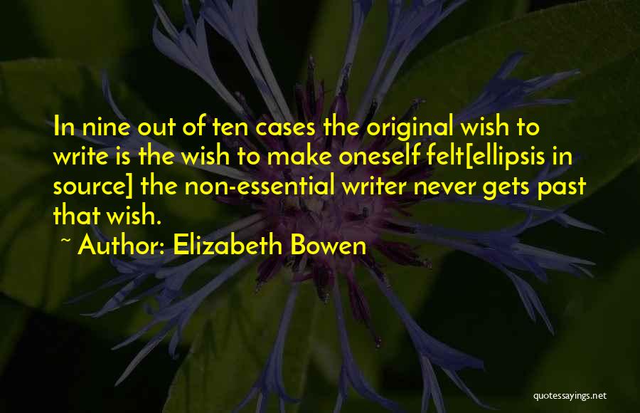 Original Source Of Quotes By Elizabeth Bowen