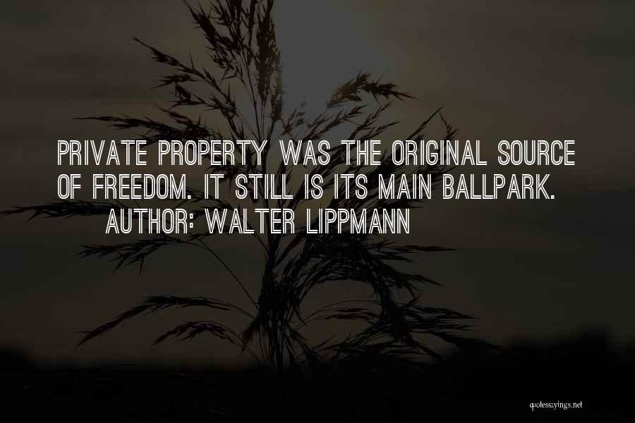 Original Source Of Quotes By Walter Lippmann