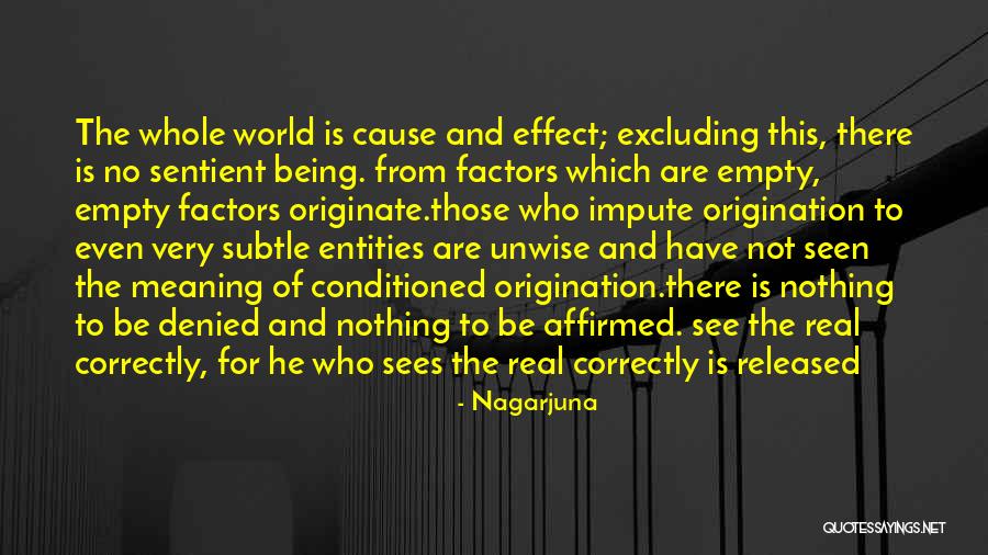 Origination Quotes By Nagarjuna