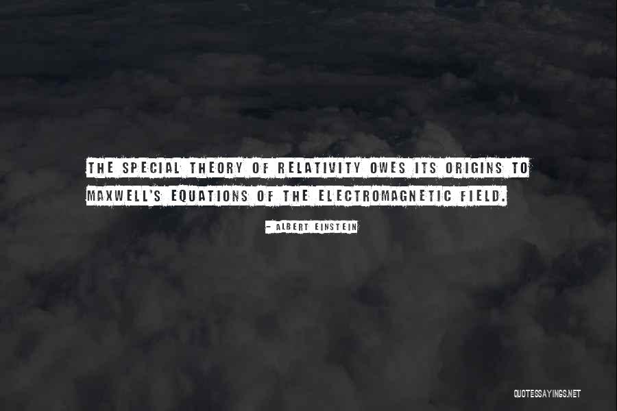 Origins Quotes By Albert Einstein