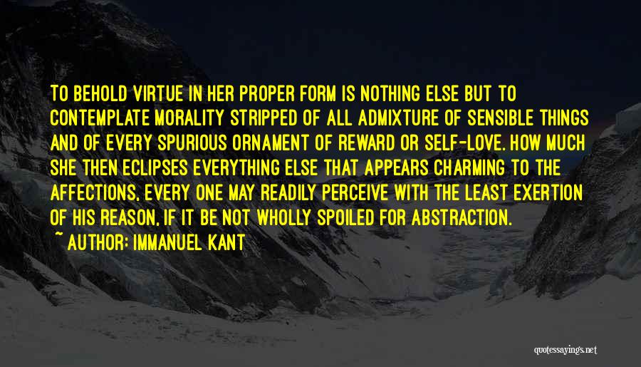 Ornament Quotes By Immanuel Kant