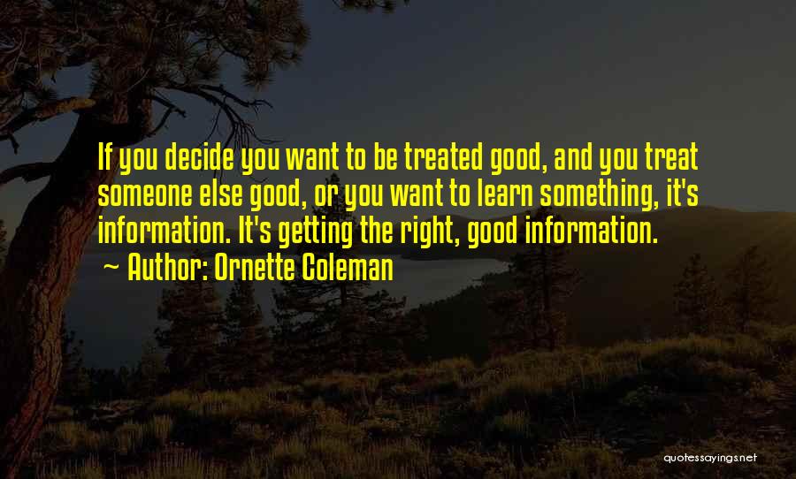 Ornette Coleman Quotes 269693