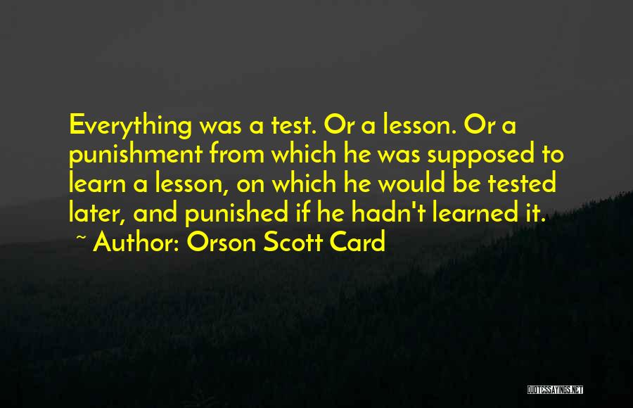 Orson Quotes By Orson Scott Card