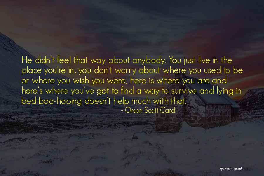 Orson Scott Card Bean Quotes By Orson Scott Card