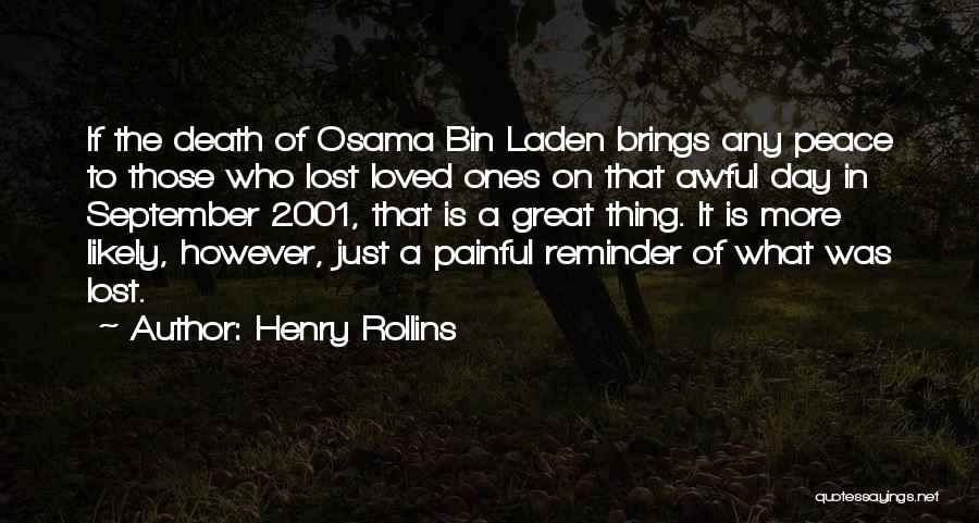 Osama Bin Laden's Death Quotes By Henry Rollins